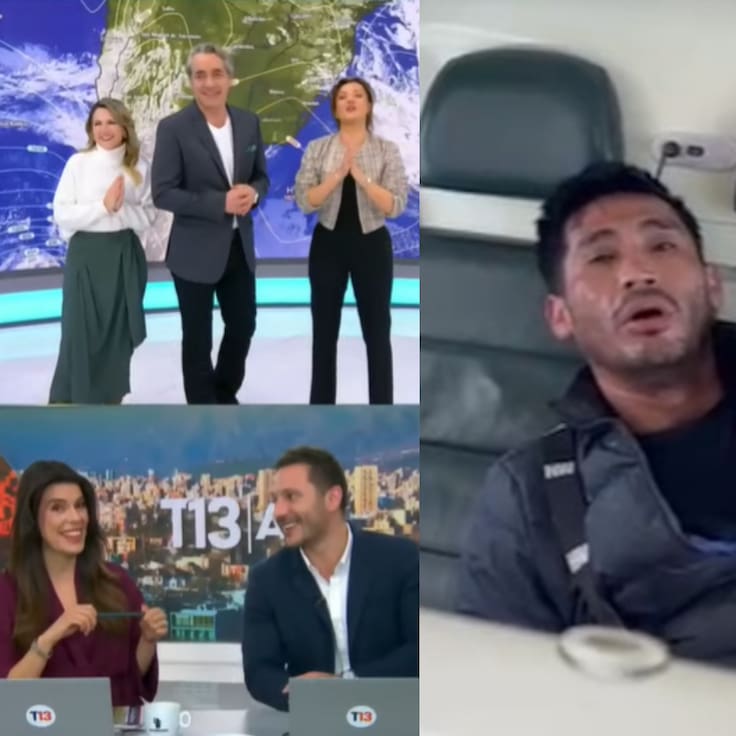 “Menos mal que no son...”: La coqueta broma de rostro de Canal 13 tras rescate del “Chino” y parvularias en el Cajón del Maipo