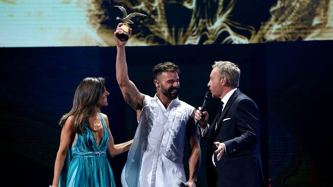 Ricky Martin recibe Gaviota de Oro