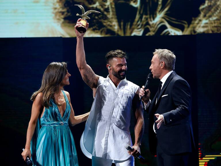 Ricky Martin recibe Gaviota de Oro