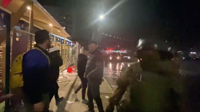 Concejal Benjamín Errázuriz narra vía Twitter lo sucedido. @elerrazuriz