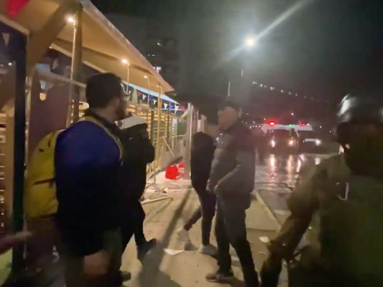 Concejal Benjamín Errázuriz narra vía Twitter lo sucedido. @elerrazuriz