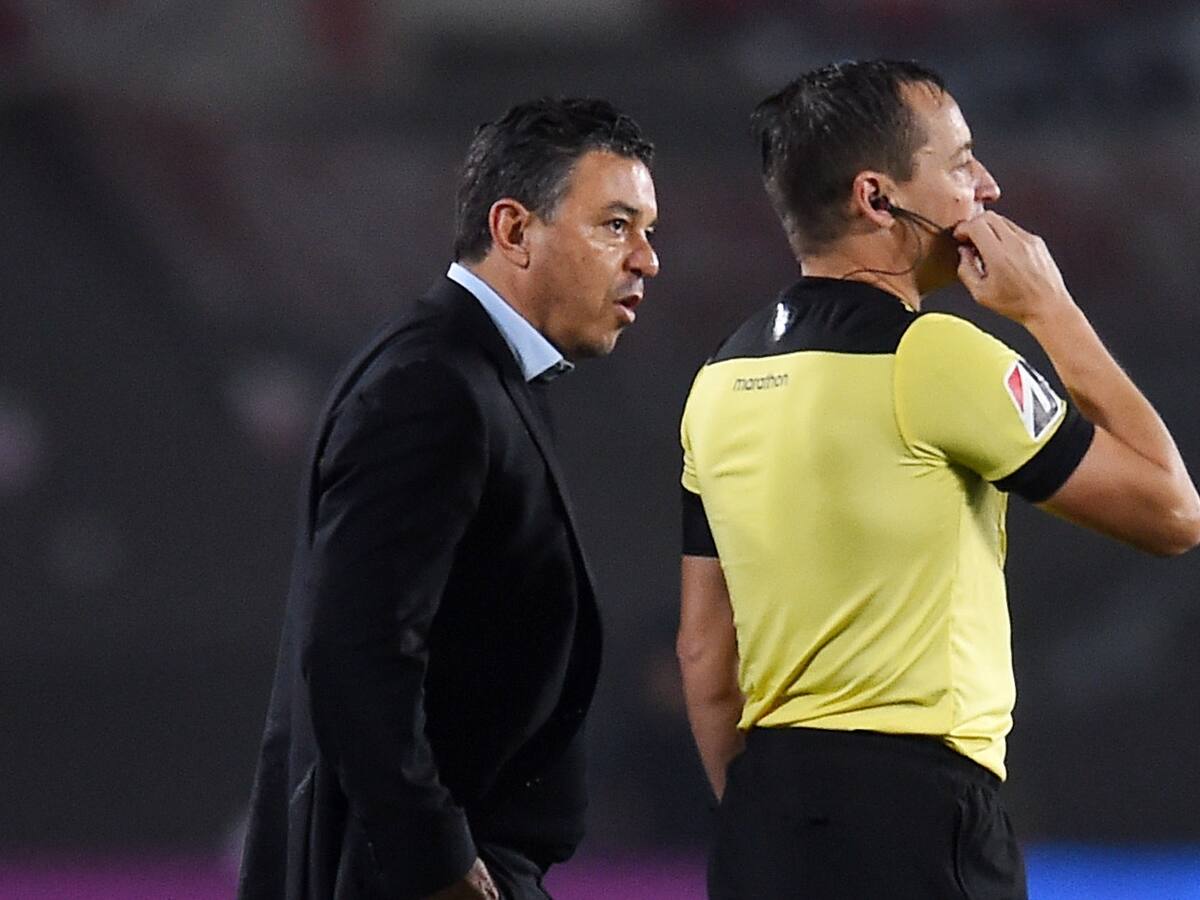 Gallardo dispara contra arbitraje de Tobar tras eliminación de River Plate: «Cobras algo que no estás seguro que existe»