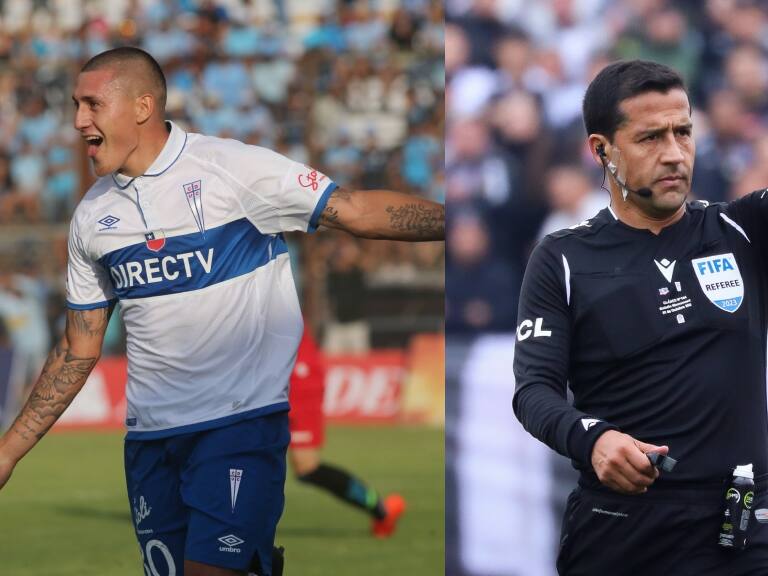 Nicolás Castillo fustigó a Felipe González por su arbitraje ante Colo Colo: "Anda a celebrar con ellos"