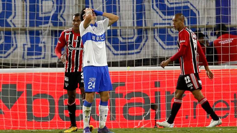 UC - Sao Paulo: el fallo de Diego Valencia solo frente al arquero
