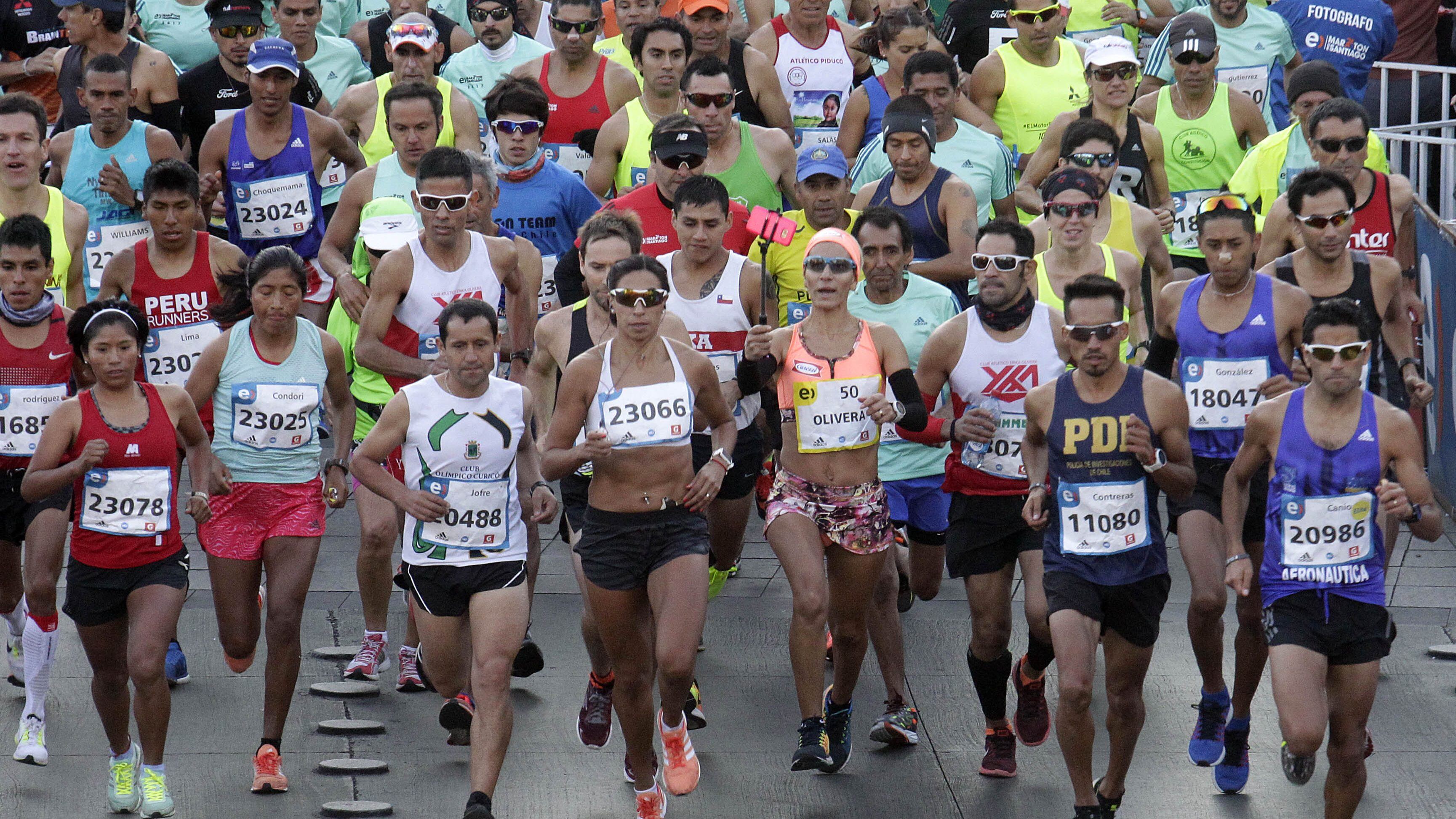 02 de Abril de 2017/SANTIAGO La deportista,Erika Olivera, participa de una nueva versión de la Maratón de Santiago 2017.
FOTO:CRISTOBAL ESCOBAR/AGENCIAUNO