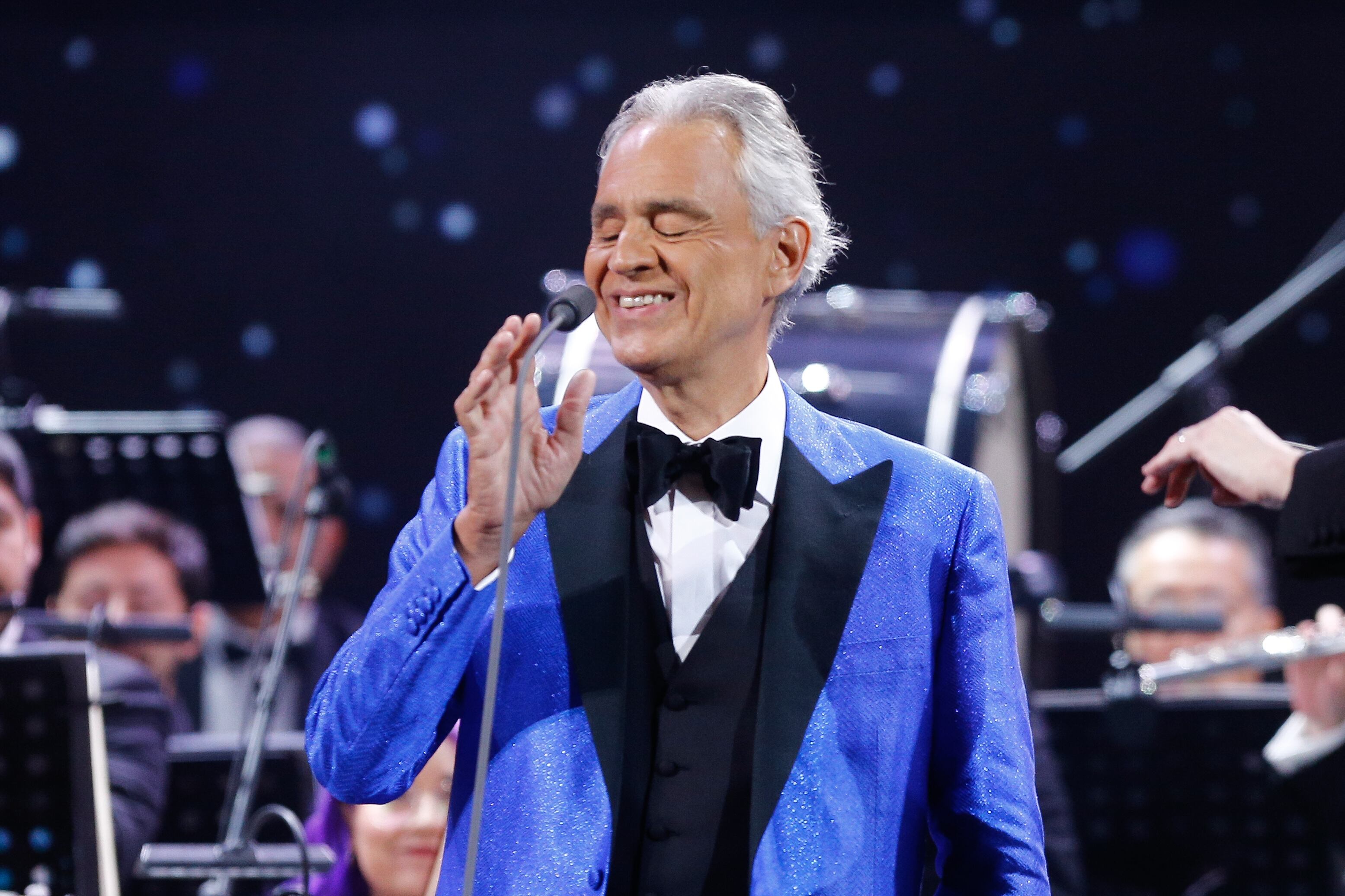 26 DE FEBRERO DE 2024 / VIÑA DEL MARAndrea Bocelli, durante la segunda noche del LXIII Festival Internacional de la Canción de Viña del Mar desde la Quinta Vergara
FOTO: DIEGO MARTIN /AGENCIAUNO