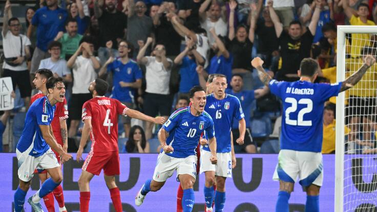 Italia vence a Moldavia y suma su primer triunfo en las Eliminatorias Europeas al Mundial 2026