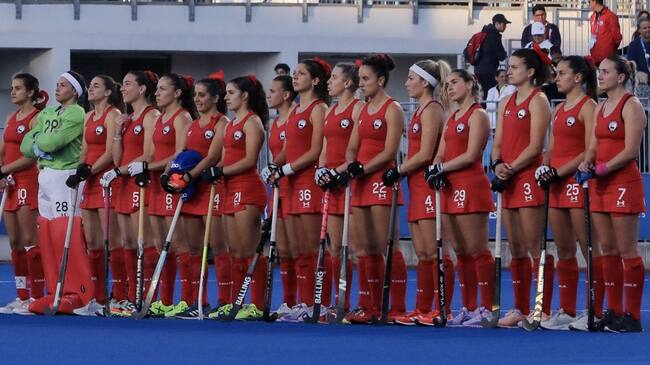 hockey femenino - chile - partido - tercer lugar bronce - juegos panamericanos santiago 2023