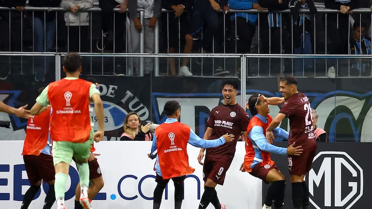 Salomón Rodríguez, intratable tras dejar Colo Colo: gol ante Gremio y se mete entre los goleadores de la Sudamericana