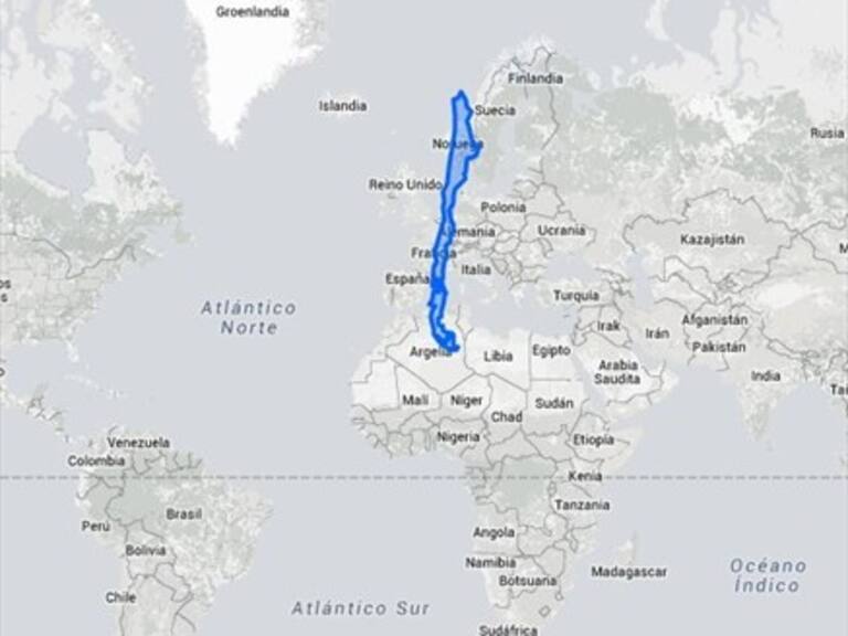 Sitio web permite comparar el tamaño real de los países del mundo