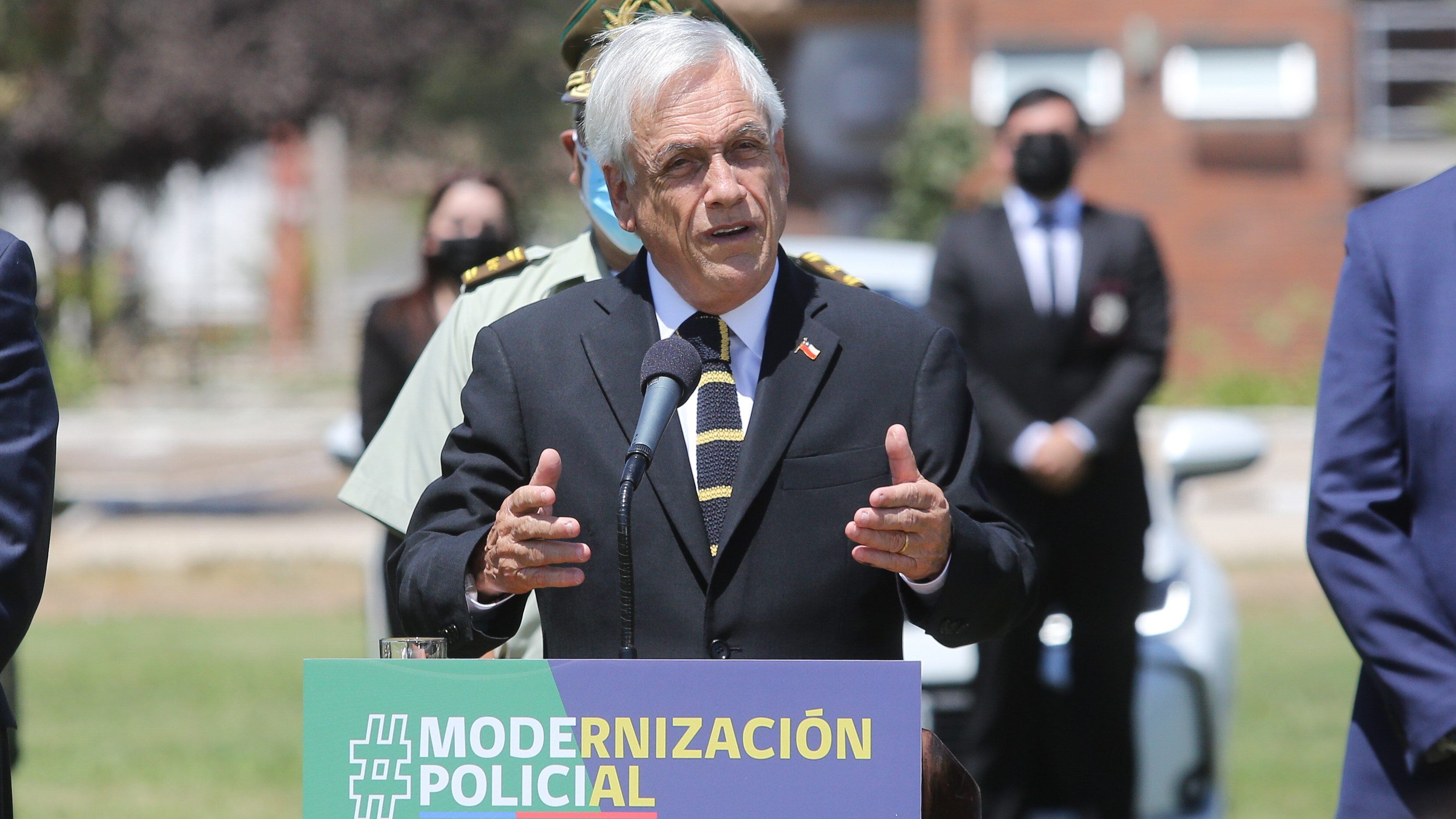 Presidente Sebastián Piñera anuncia publicación de ley de modernización policial