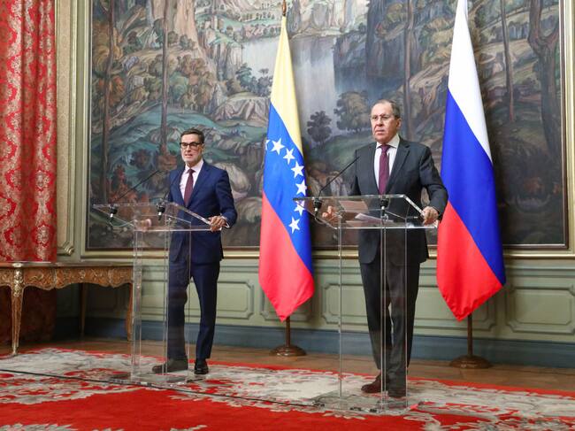 Cita entre los cancilleres de Rusia y Venezuela, Sergey Lavrov y Felix Plasencia durante 2021