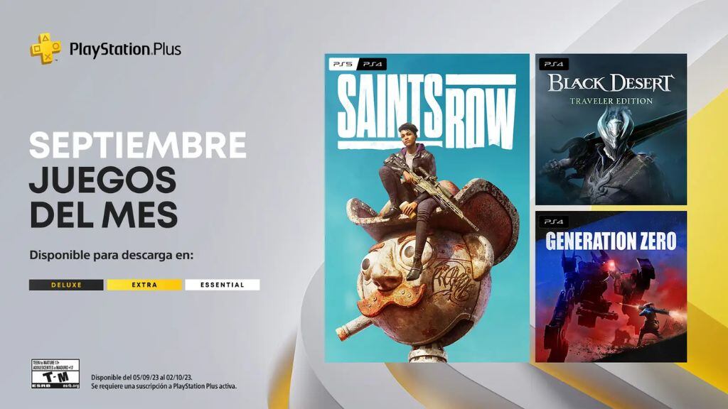 juegos playstation plus - septiembre
