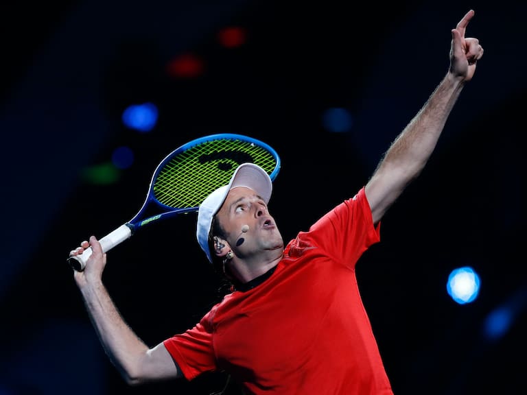 Stefan Kramer como Nicolás Massú en Viña 2020