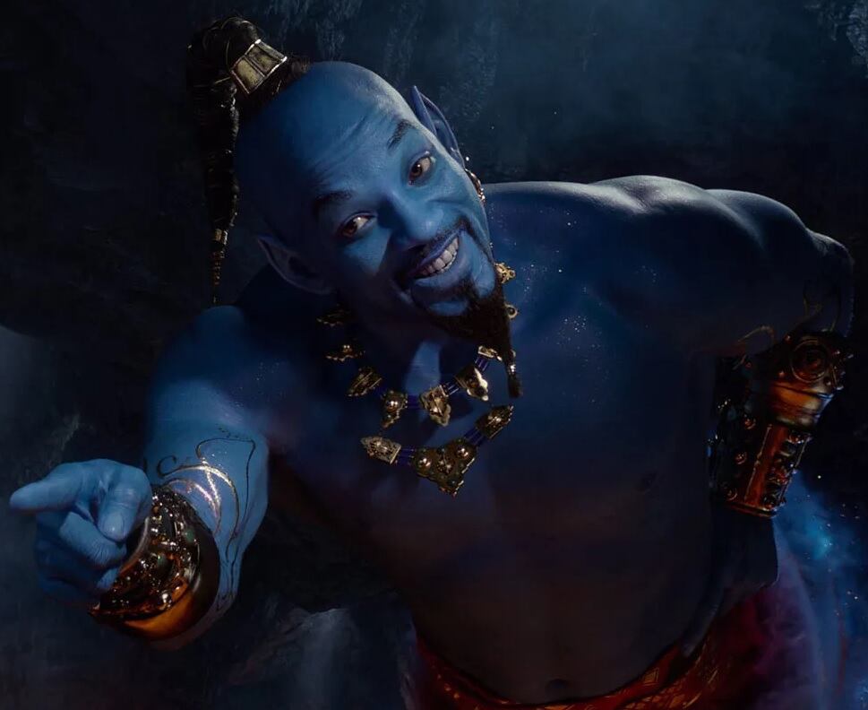 Will Smith como el genio de «Aladdín»
