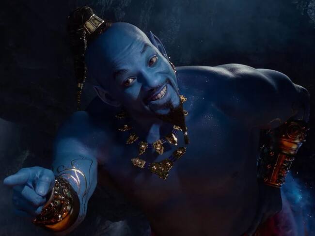 Will Smith como el genio de «Aladdín»