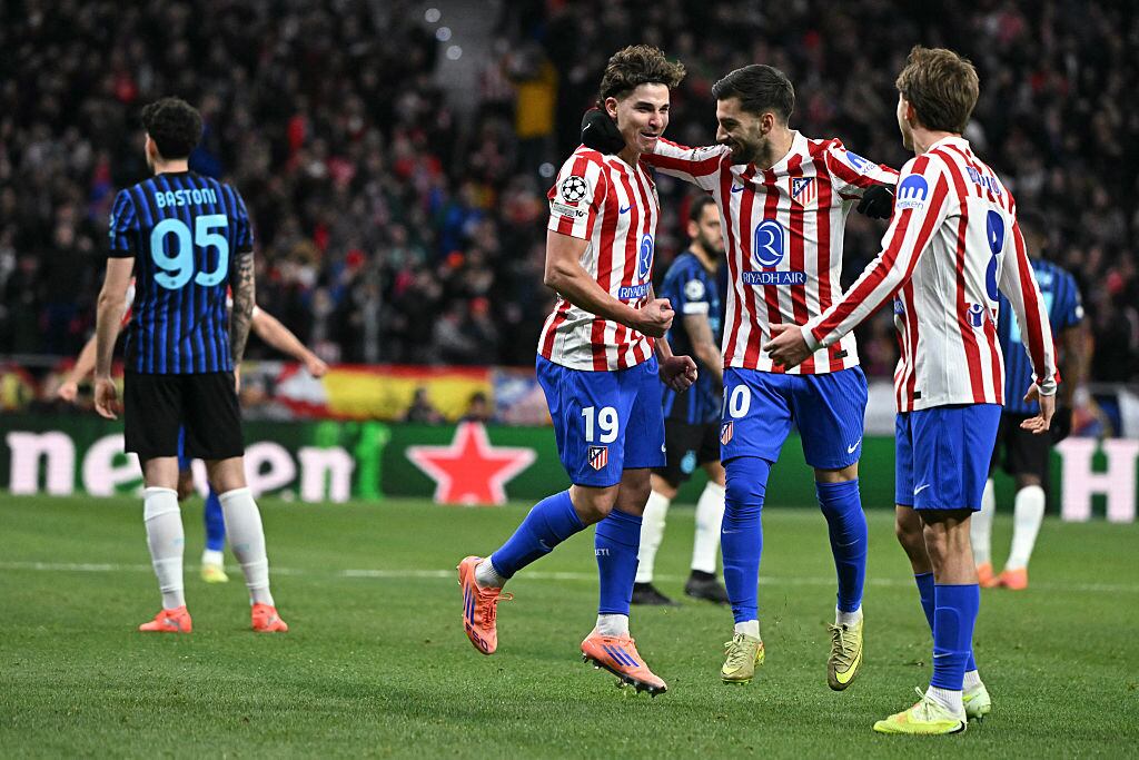 Atlético Madrid derrotó al Inter por la Champions League