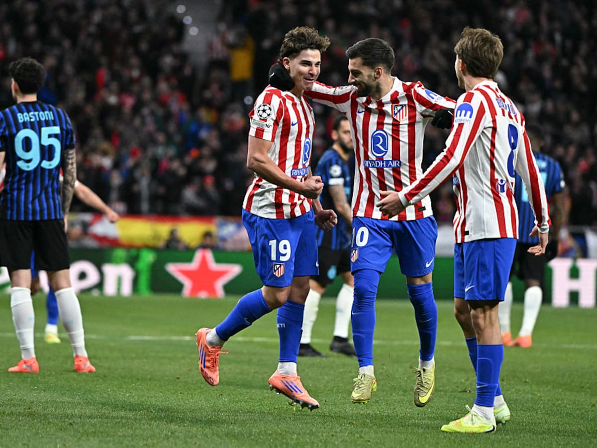 Atlético Madrid termina con el invicto del Inter Milan tras un partidazo por la Champions League
