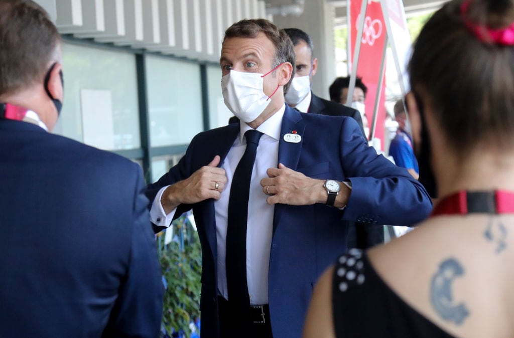Emmanuel Macron se volvió viral (referencial)
