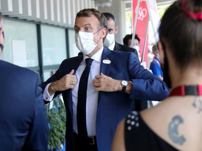 Emmanuel Macron se volvió viral (referencial)