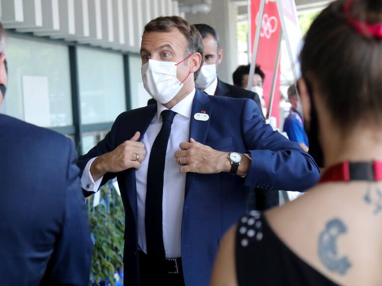 Emmanuel Macron se volvió viral (referencial)