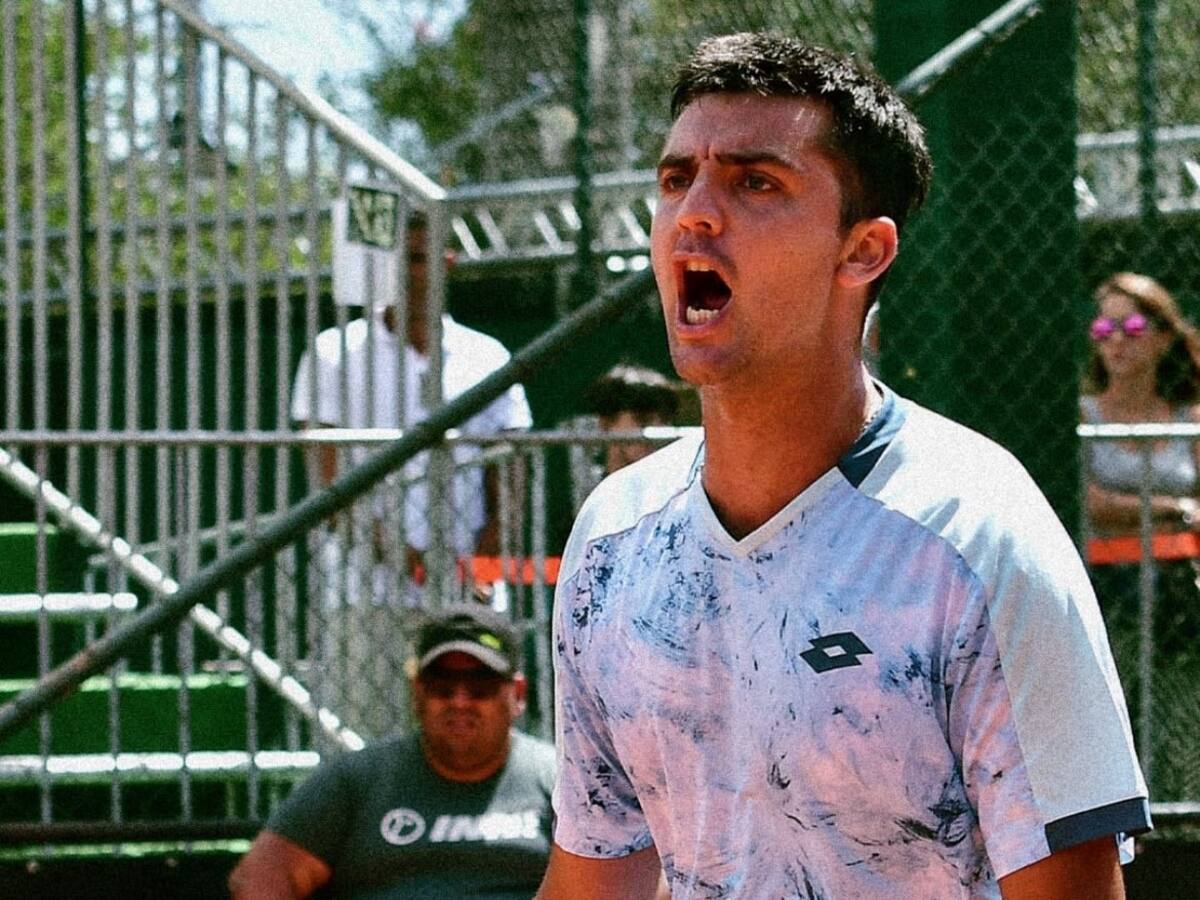 Tomás Barrios logra gran remontada y se instala en los cuartos de final del Challenger de Sarasota