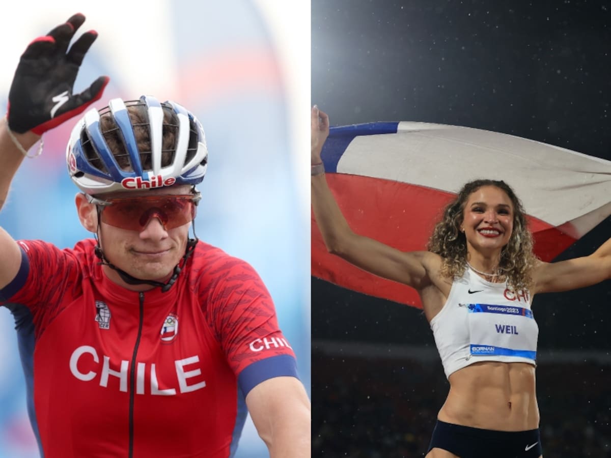 Martín Vidaurre y Martina Weil fueron premiados como los mejores deportistas chilenos del 2025 en la Gala Olímpica
