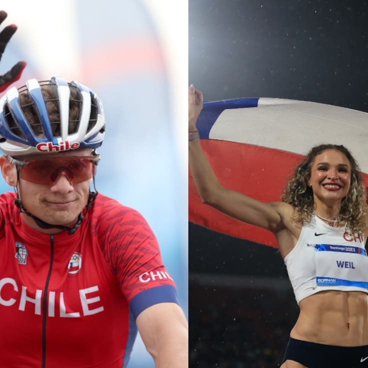 Martín Vidaurre y Martina Weil fueron premiados como los mejores deportistas chilenos del 2025 en la Gala Olímpica