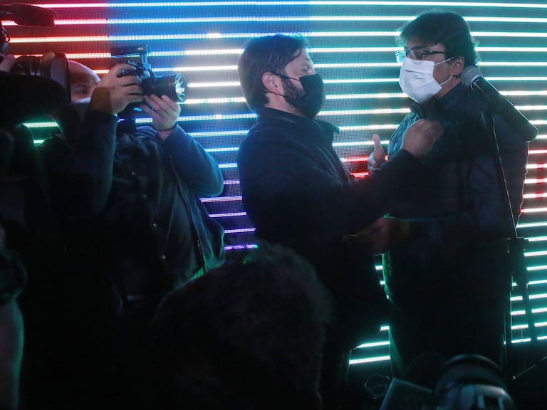 Gabriel Boric y Daniel Jadue | Agencia Uno