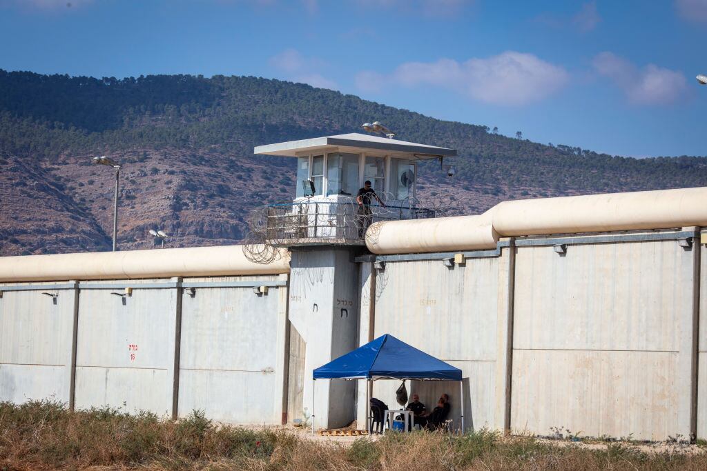 Imagen de la cárcel de Gilboa, de donde escaparon seis palestinos