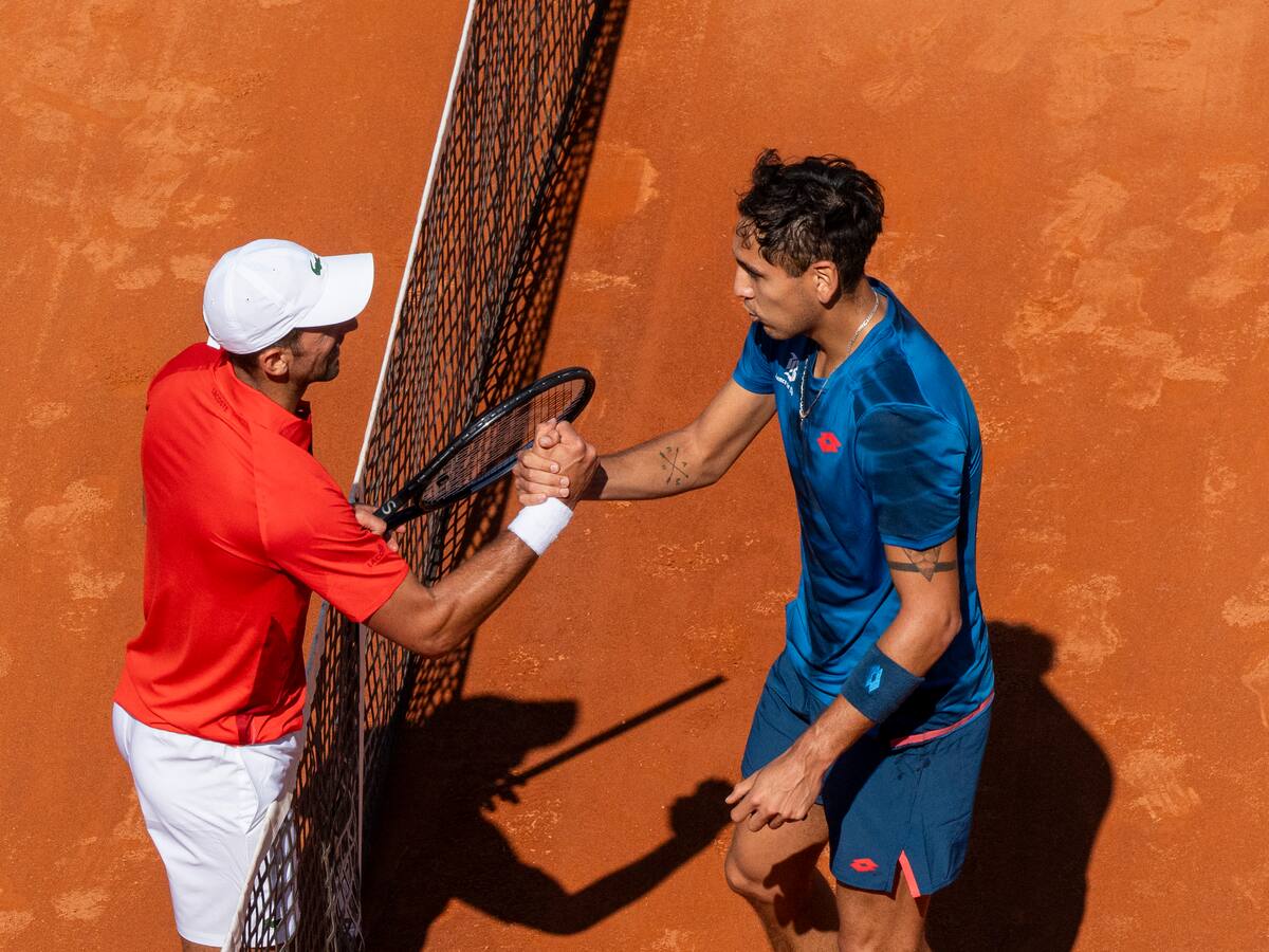 Alejandro Tabilo ya tiene día y horario para desafiar a Novak Djokovic en Montecarlo
