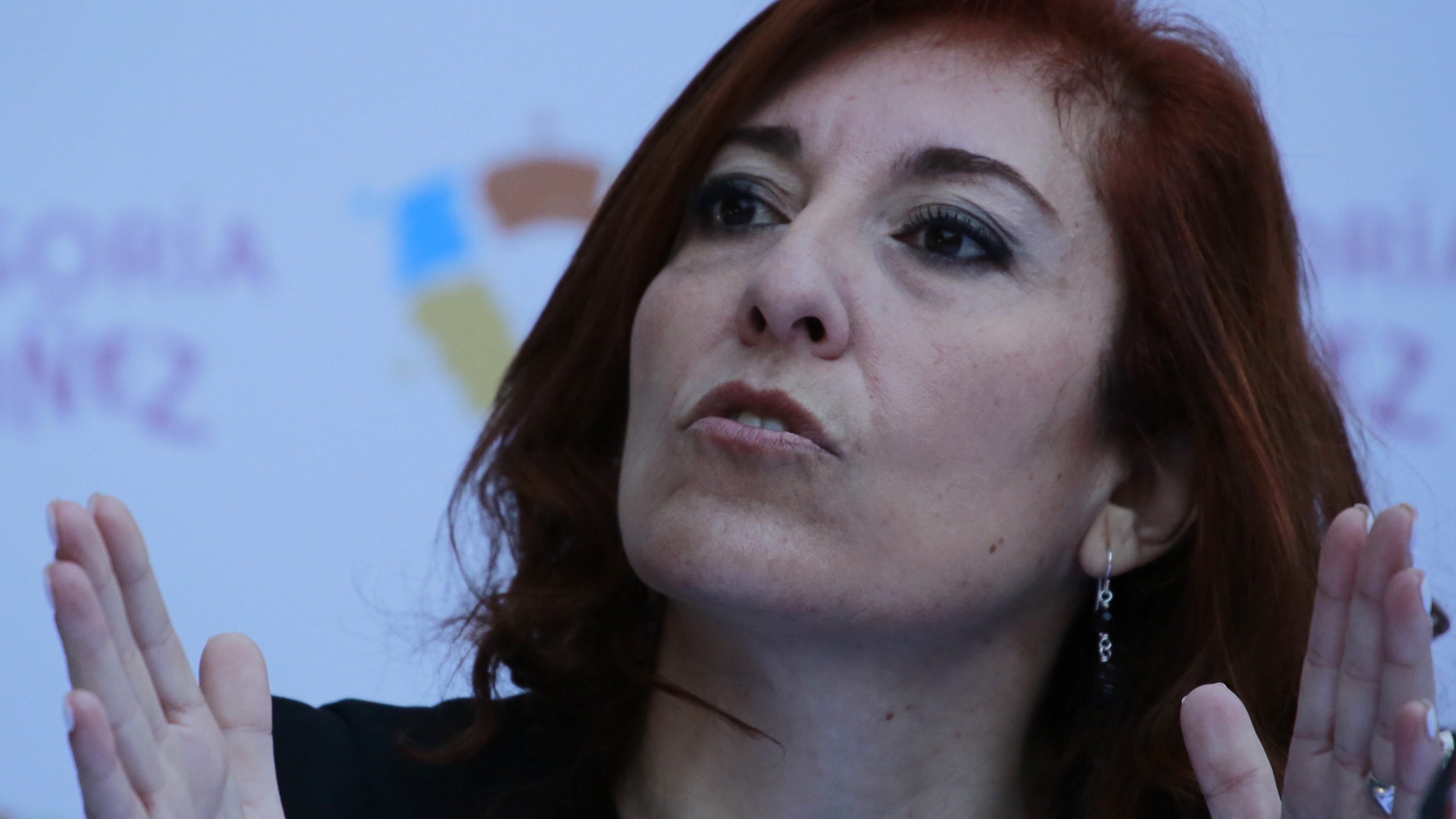 18 de Octubre de 2021/SANTIAGO La defensora de la niñez Patricia Muñoz lanza el informe institucional que denuncia escasos avances en verdad, justicia y reparación de NNA vulnerados en sus derechos humanos.
FOTO: KARIN POZO/AGENCIAUNO