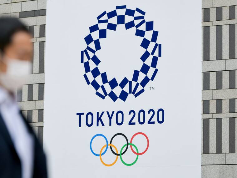 Los JJOO son publicitados en un edificio de Tokio