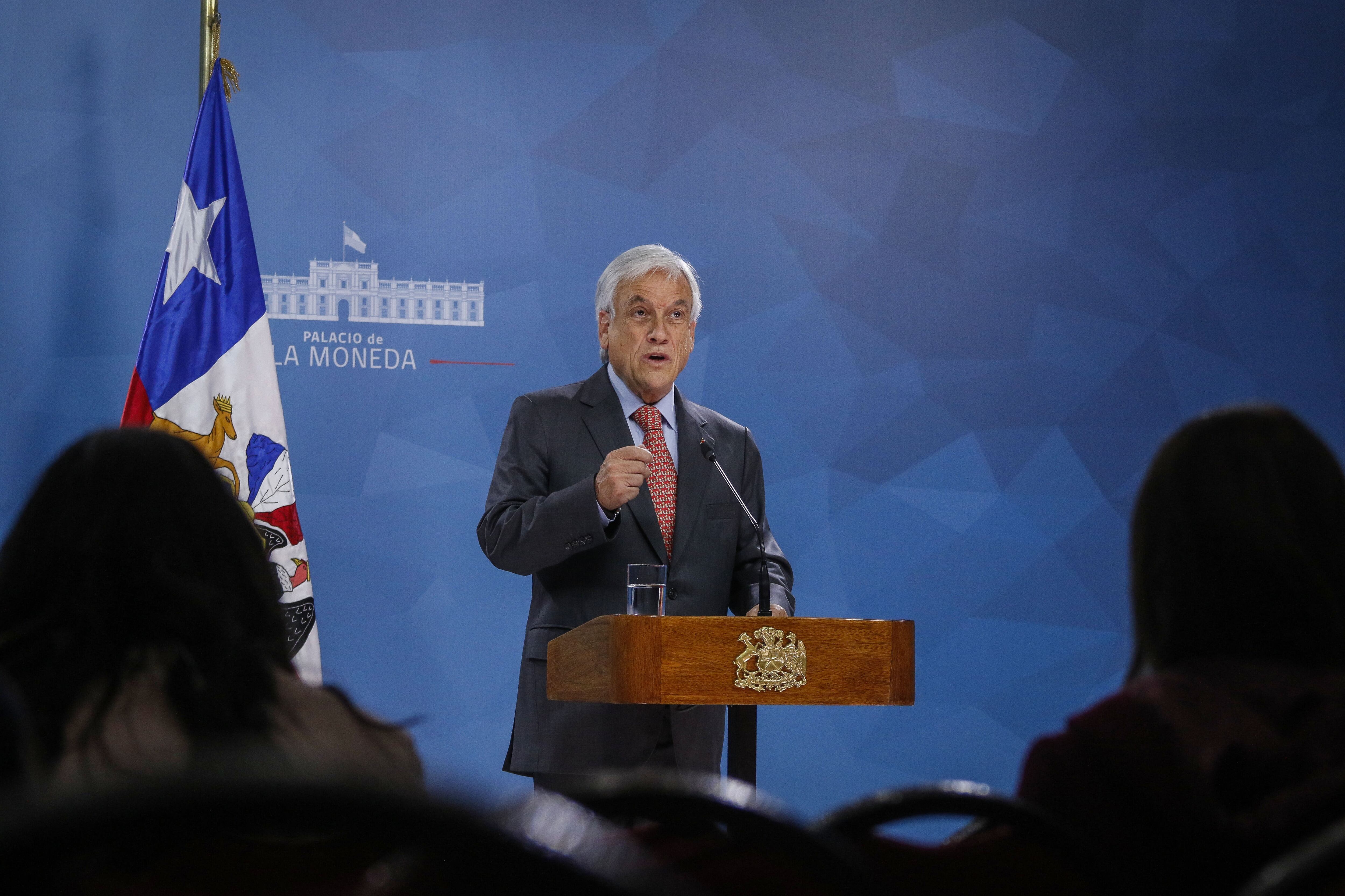 19 de octubre del 2019/SANTIAGO
El presidente de la Republica, Sebastian Piñera, frena el alza del pasaje del Metro.
FOTO: SEBASTIAN BELTRAN GAETE/AGENCIAUNO