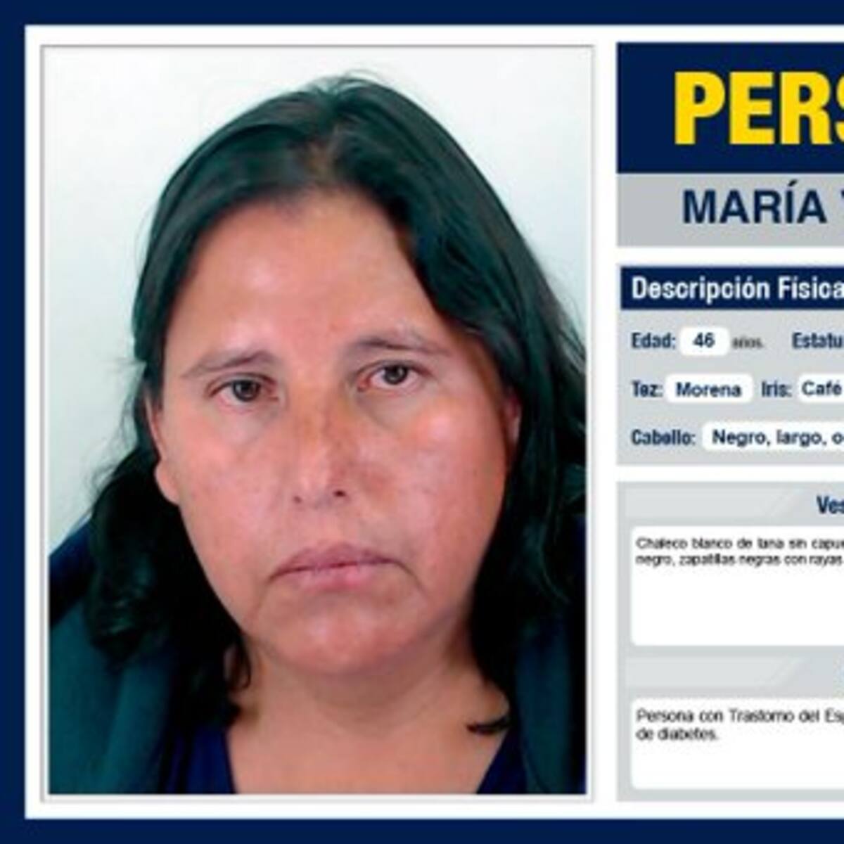 A casi 100 días de su desaparición: familia mantiene búsqueda de mujer de 46 años neurodivergente en Nueva Imperial