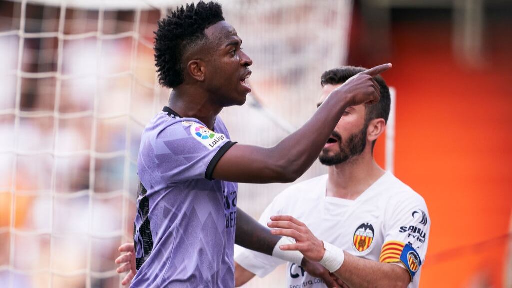 Vinicius Junior es citado a declarar por los insultos racistas que recibió en Valencia