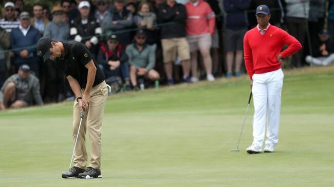 Tiger Woods elogió el nivel de Joaquín Niemann en The Genesis Invitational: "Se ha vuelto mucho más fuerte y es muy atlético"
