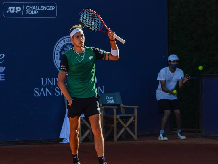 Alejandro Tabilo fue duramente superado por Sebastián Báez en la qualy del ATP de Buenos Aires