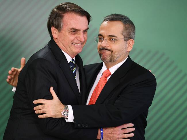 Abraham Weintraub y Jair Bolsonaro