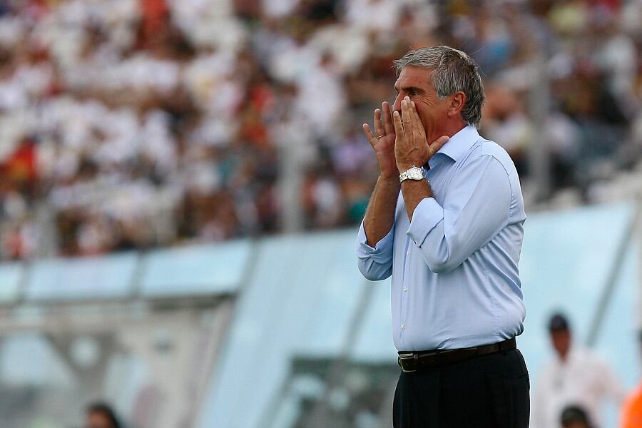 Omar Labruna en el Estadio Monumental