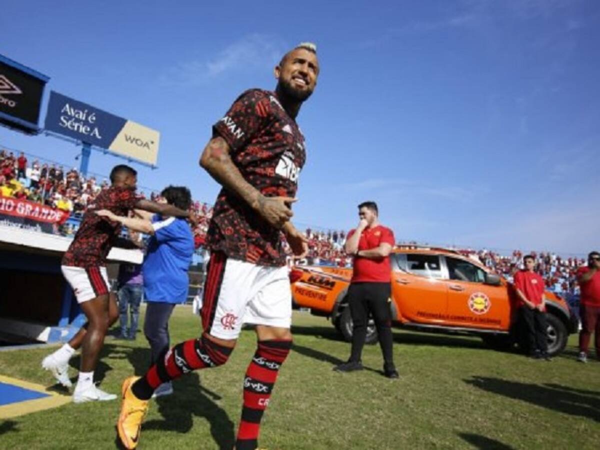 Mira la acción con que Arturo Vidal se lució durante su debut con el Flamengo