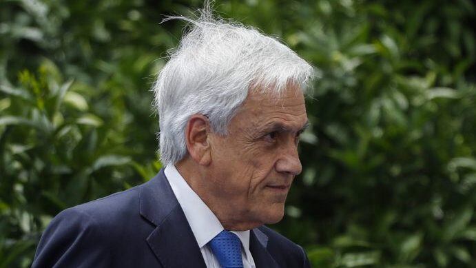 30 de noviembre del 2021/SANTIAGOSebastian Piñera, Presidente de la Republica, durante el anuncio de la extensión del IFE laboral, que se realizó en el patio de Los Naranjos del Palacio de LA Moneda.
FOTO: SEBASTIAN BELTRAN GAETE/AGENCIAUNO