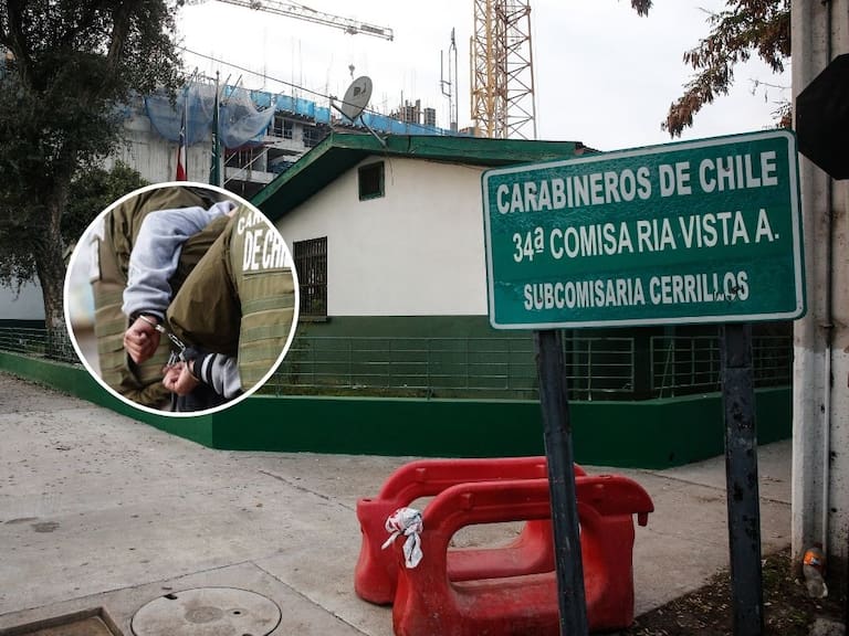 Hombre detenido por VIF en Cerrillos provoca balacera en comisaría: sujeto quitó arma a carabinero