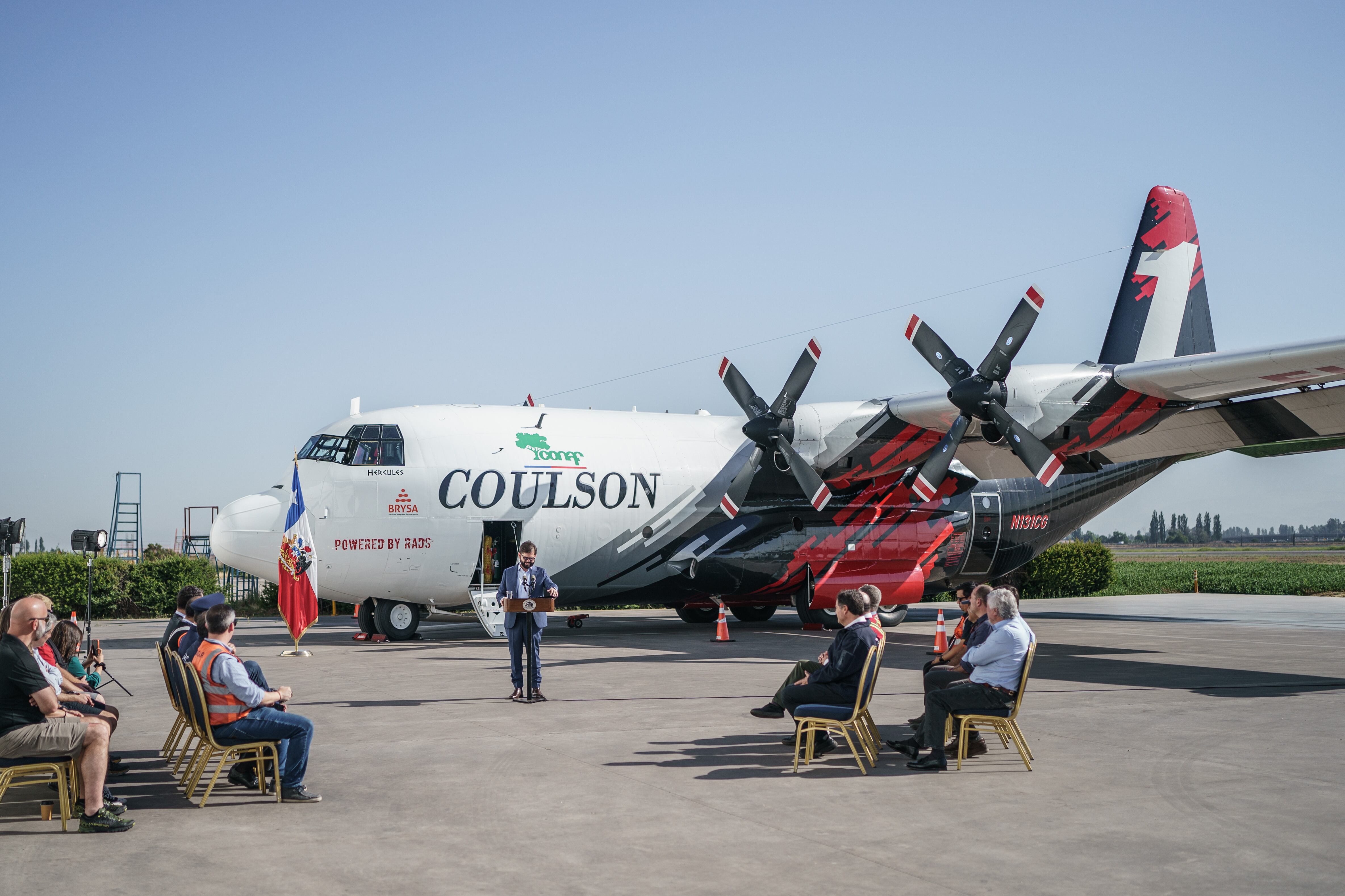 Avión Lockheed Hércules C-130.