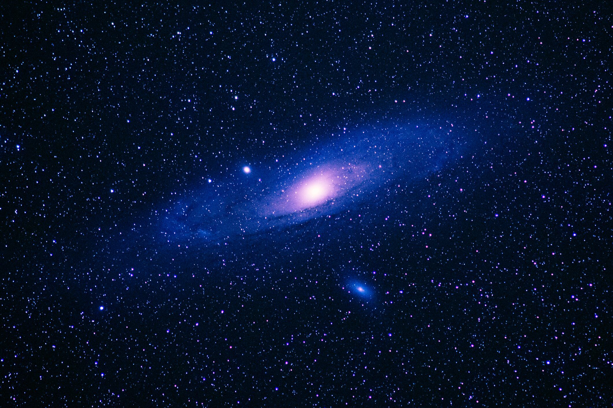The Andromeda galaxy imaged from the White Mountains of California