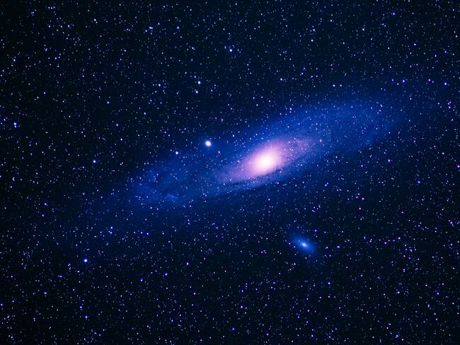 The Andromeda galaxy imaged from the White Mountains of California
