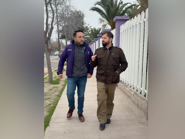 Gabriel Boric en San Ramón