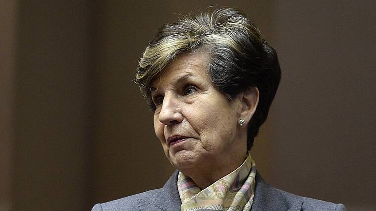 28 DE OCTUBRE DE 2019/VALPARAISOLa senadora Isabel Allende ,durante la sesión especial del Senado en el Congreso Nacional de Valparaíso.
FOTO:PABLO OVALLE ISASMENDI /AGENCIAUNO