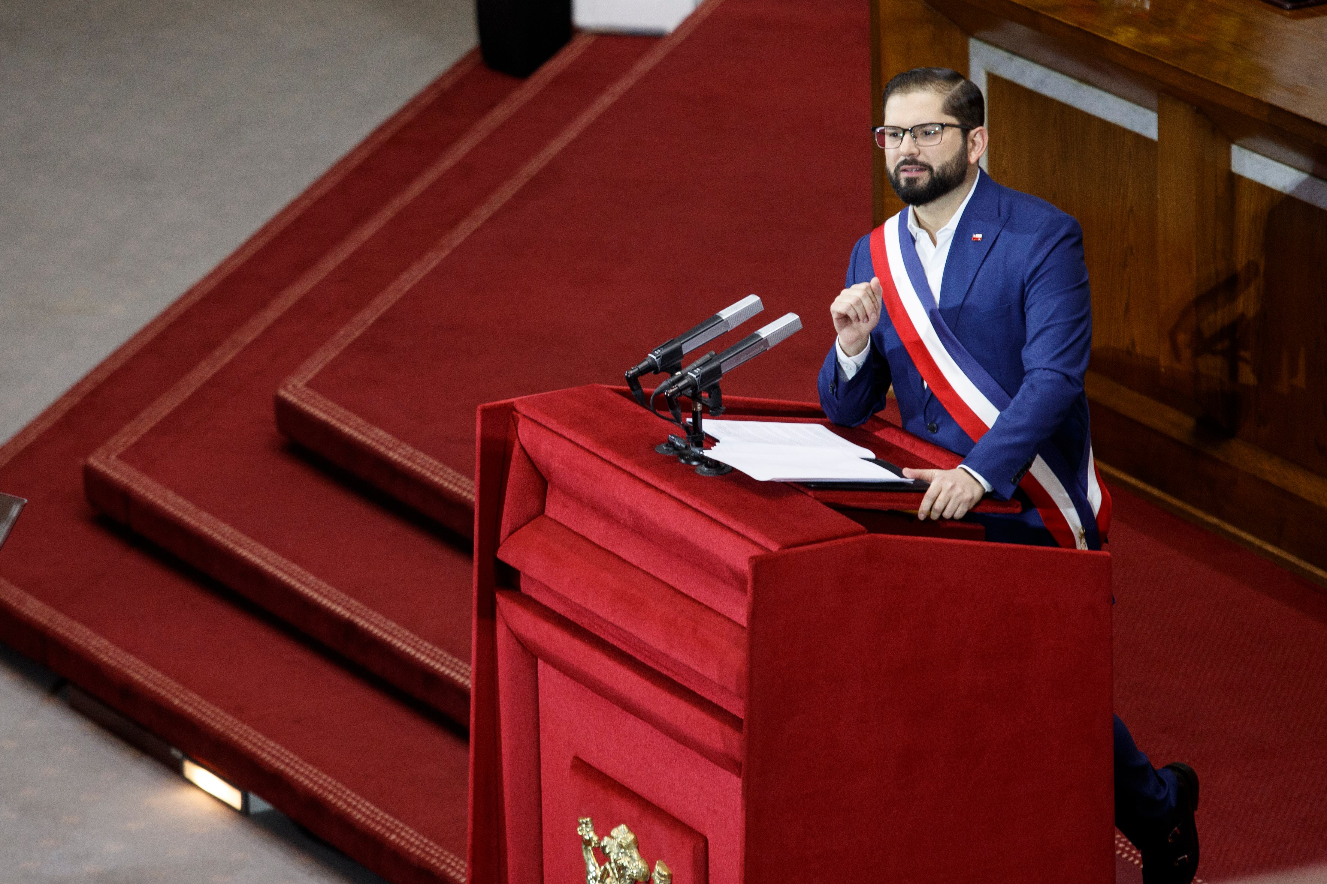 01 de julio 2024 / VALPARAÍSOCuenta pública realizada por el presidente de la república, Gabriel Boric.FRANCISCO PAREDES / AGENCIA UNO