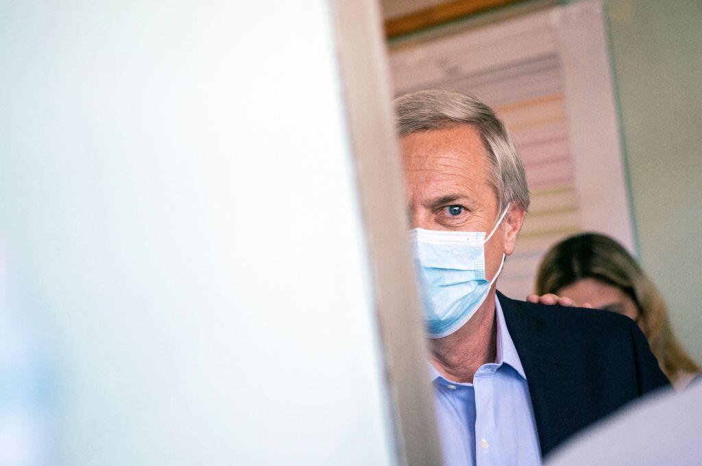 El candidato de la ultraderecha chilena Jose Antonio Kast en la primera vuelta